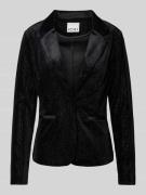 Blazer met paspelzakken, model 'KATE GLAMOUR'