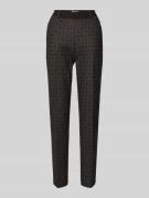 Regular fit stoffen broek met viscose, model 'Lillyth'