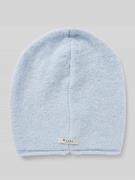 Beanie met labelpatch