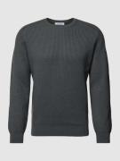 Gebreide pullover met ronde hals