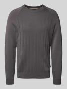 Gebreide pullover van scheerwolmix, model 'Belugo'