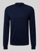 Gebreide pullover met opstaande kraag, model 'TRAY'