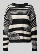 Gebreide pullover met ronde hals