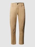 Slim fit chino met stretch, model 'Vetar'