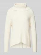 Regular fit gebreide pullover met strapless design, model 'KATIA'