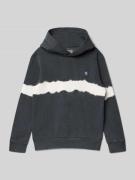 Hoodie met labelpatch