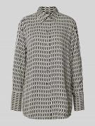 Regular fit blouse met all-over motief