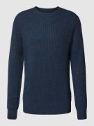 Gebreide pullover met ronde hals