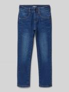 Slim fit jeans van katoenmix, model 'BRAD'