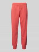 Sweatpants met labeldetail