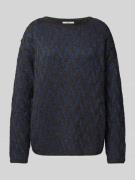 Wollen pullover met boothals, model 'Liz'