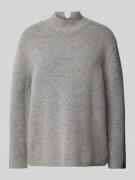 Gebreide pullover met opstaande kraag, model 'Tadita'