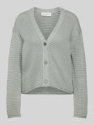 Cardigan met extra brede schouders