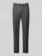 Regular fit pantalon met persplooien, model 'JARL'