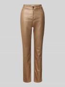 Slim fit stoffen broek met 5-pocketmodel