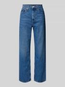 Slim straight fit jeans in 5-pocketmodel, model 'LAYLA'