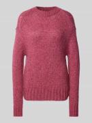 Gebreide pullover met ronde hals