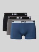 Boxershort met elastische band met logo in een set van 3 stuks