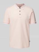 Poloshirt met labelprint, model 'Parlay'