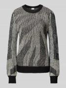 Gebreide pullover met ribboorden, model 'PINNA'