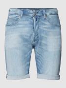 Jeansshorts met labelpatch