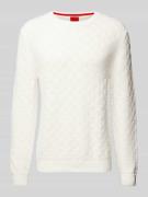 Gebreide pullover met ronde hals, model 'Selio'