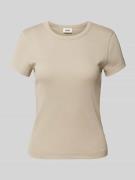 Slim fit T-shirt met ronde hals, model 'KOALE'