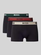 Boxershort met elastische band in een set van 3 stuks