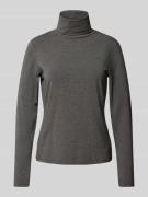 Regular fit colshirt met lange mouwen van een elastische mix van modal...