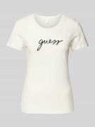 T-shirt met labelprint, model 'CARRIE'