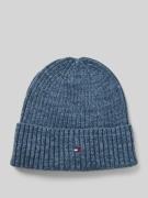 Beanie met labelstitching