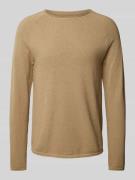 Gebreide pullover met ronde hals