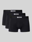 Boxershort met elastische band met logo in een set van 3 stuks