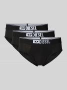 Slip met elastische band met logo in een set van 3 stuks