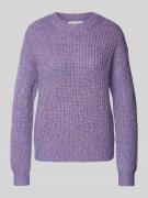 Gebreide pullover met ronde hals