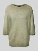 Gebreide pullover met 3/4-mouwen