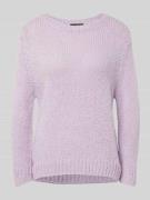 Gebreide pullover met ronde hals