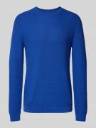 Gebreide pullover met ronde hals, model 'Wanjo'