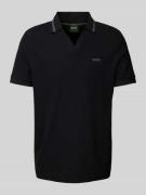 Poloshirt met labelprint