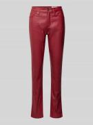 Slim fit slim leg jeans met katoen, model 'BETSY'