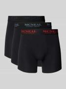 Boxershort met band met label in een set van 3 stuks