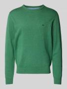 Gebreide pullover met ronde hals