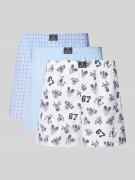 Boxershort met elastische band in een set van 3 stuks