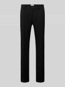 Regular fit pantalon met riemlussen