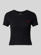 T-shirt met labelpatch