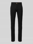 Slim fit broek met steekzakken, model 'NATAN'