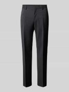 Regular fit pantalon met persplooien, model 'Genius'