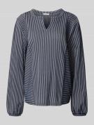 Blouse met streepmotief