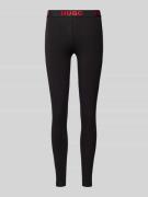 Legging met elastische band met logo, model 'SPORTY'