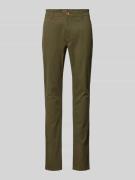 Slim fit broek met steekzakken, model 'NATAN'